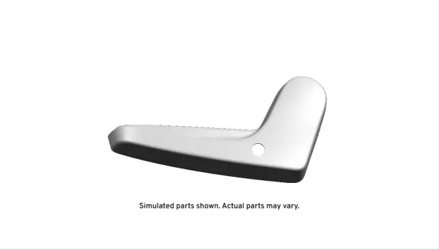 23293004 - : Jet Black Rear Driver Side Seat Frame Outer Finish Cover for Cadillac: Escalade ESV | Chevrolet: Suburban | GMC: Yukon XL Image