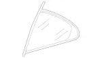 2117300955 - Rear Doors: Window for Mercedes-Benz Image