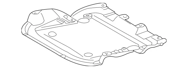 203524323064 - Chassis Sheet Metal/Air Intake: Trim for Mercedes-Benz: 180C, C230, C240, C32 AMG, C320 Image image