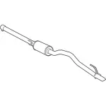 CK4Z5202W - : Exhaust Pipe for Ford: Transit-150, Transit-250, Transit-350, Transit-350 HD Image