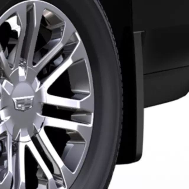 22922799 - Exterior: Splash Guards - Rear Molded - Black Raven for Cadillac: Escalade Image