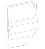 4637304405 - : Door Shell for Mercedes-Benz Image