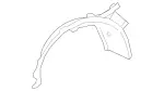 2176306400 - : Wheel Well for Mercedes-Benz Image
