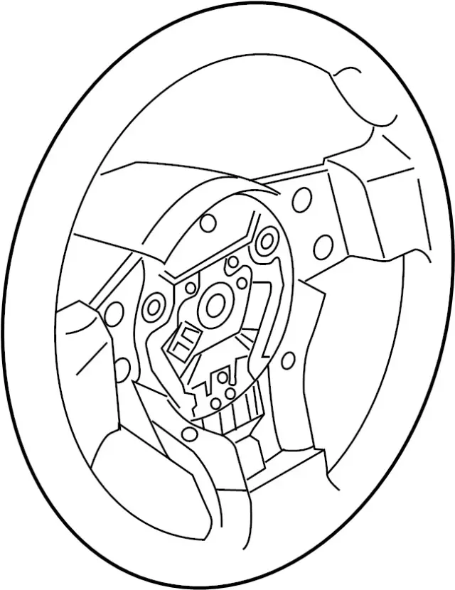 48430CG81A - Steering: Steering Wheel for Infiniti Image