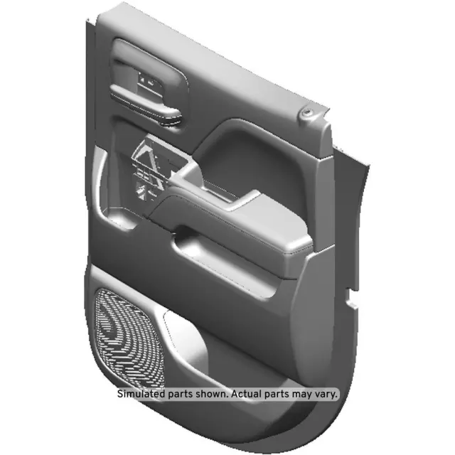84365036 - Body: Door Interior Trim Panel for Chevrolet: Silverado 1500, Silverado 1500 LD, Silverado 2500 HD, Silverado 3500 HD | GMC: Sierra 1500, Sierra 1500 Limited, Sierra 2500 HD, Sierra 3500 HD Image
