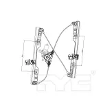 660600 - : TYC Power Window Motor and Regulator Assembly for TYC Image
