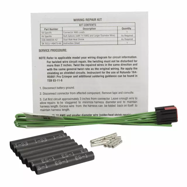 3U2Z14S411CTD - : Wire Assembly for Ford Image