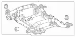 1673307401 - Cowl, Front Panel: Suspension Subframe for Mercedes-Benz: GLE53 AMG, GLE63 AMG S, GLS63 AMG, Maybach GLS600 Image