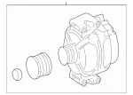 906362287 - : Alternator                               for Mercedes-Benz: C 350, E 350, GLE 350, GLK 350, SL 450, SLK 350 Image
