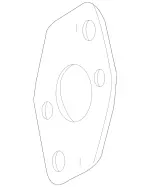 2513280740 - Front Axle: Holder for Mercedes-Benz: R320, R350, R500 Image