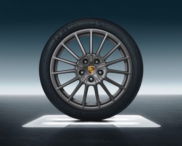 97004460259 - Wheels: 20-Inch Panamera Sport Summer Wheel-And-Tire for Porsche: Panamera Image