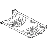 KL3Z1663161A - Body: Seat Frame for Ford: F-150, F-150 Lightning, F-250 Super Duty, F-350 Super Duty, F-450 Super Duty Image