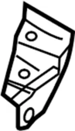 641927S031 - : Apron Assembly Brace for Infiniti Image