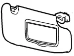 9E5Z5404104DA - Body: Sun-visor for Ford: Fusion | Mercury: Milan Image