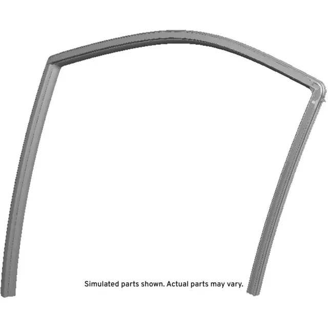 84862363 - : Front Driver Side Door Window Weatherstrip for Chevrolet: Silverado 2500 HD, Silverado 3500 HD | GMC: Sierra 2500 HD, Sierra 3500 HD Image