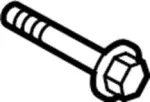 1121N8071 - Body: Rail Extension Bolt for Infiniti Image