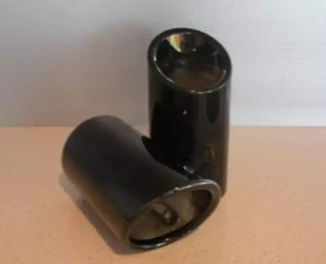 Exhaust Tips - Gloss Black - Audi (8K0-071-761-A)