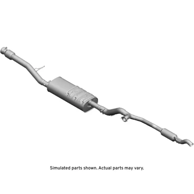 85653999 - : F Muffler for Chevrolet: Silverado 1500, Silverado 1500 LTD | GMC: Sierra 1500, Sierra 1500 Limited Image