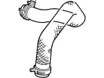 E8TZ8286E - Cooling System: Lower Hose for Ford: Bronco II, Ranger Image