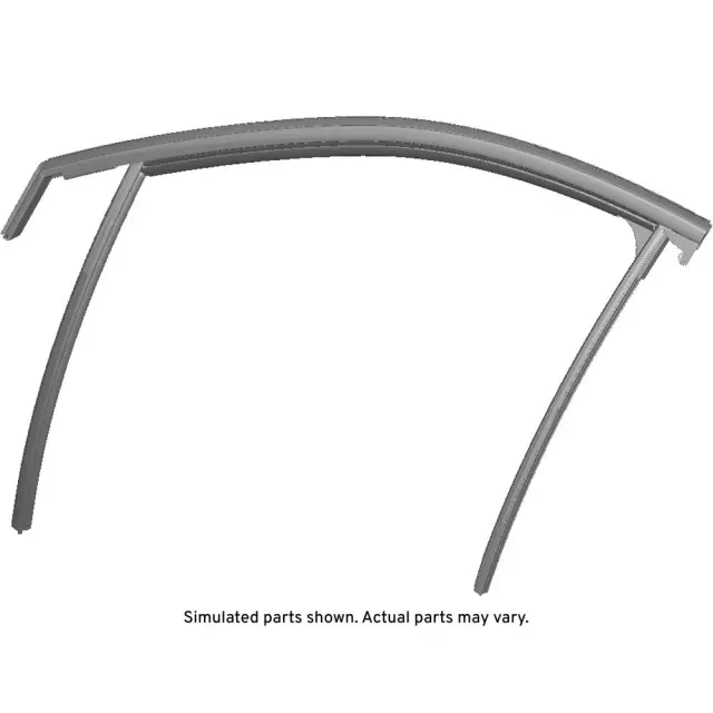 95406420 - : Driver Side Front Door Window Weatherstrip for GM Image