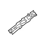 DP5Z54026A53B - Body: Windshield Pillar Trim Bracket for Lincoln: MKZ Image