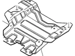 9C2Z9D665M - Emission System: Canister Bracket for Ford: E-350 Super Duty Image