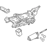 GB5Z3C529F - Steering: Column Assembly for Ford: Explorer, Police Interceptor Utility Image image