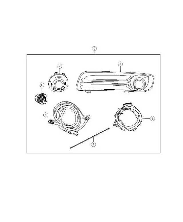 Headlamp Switch - Mopar (56046258AD)
