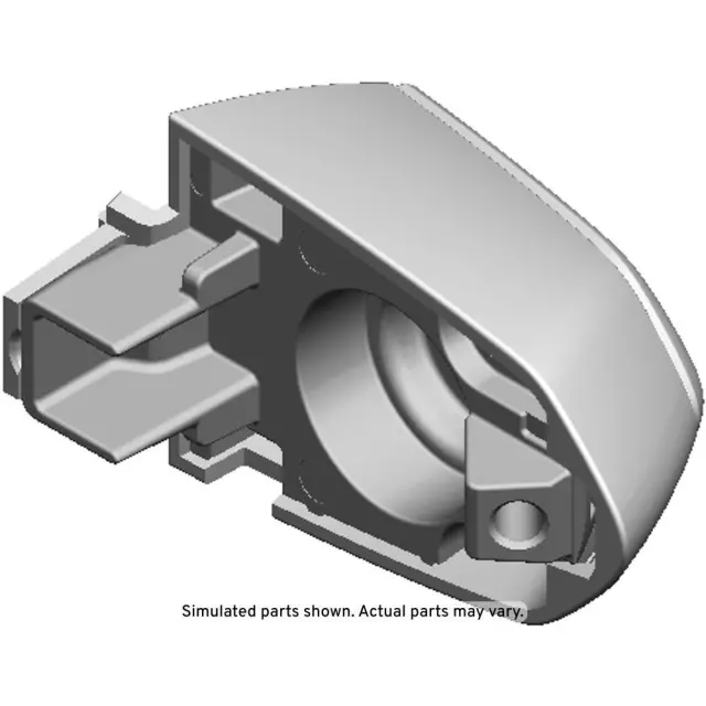 13596030 - : Primed Front Passenger Side Door Lock Cylinder Cap for GM Image