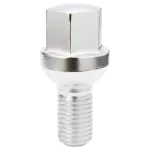 18176 - : Ball Seat (R12) Lug Bolt 17mm Hex 12mm x 1.50 Chrome 20mm Thread Length Bulk for Gorilla Automotive Image