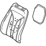FA1Z5864811C - Body: Seat Back Pad for Lincoln: MKX Image