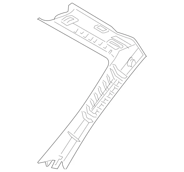 17169029259F39 - Body: Header Cover for Mercedes-Benz Image