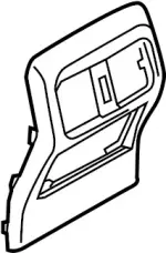 969306HE1D - Body: Rear Panel for Infiniti Image