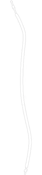 9107600400 - : Upper Latch Cable for Mercedes-Benz: Sprinter 1500, Sprinter 2500, Sprinter 3500, Sprinter 3500XD, Sprinter 4500 Image