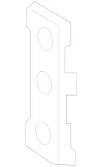 2056802925 - Front-End Assembly, Front Panel: Dampening, Long. Member for Mercedes-Benz Image