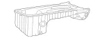 1110101013 - : Oil Pan for Mercedes-Benz Image