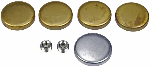 567017 - : Amc Brass Expansion Plug Kit, 5 Expansion Plugs, 2 Pipe Plugs for Dorman Image