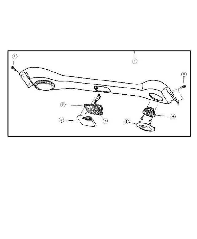 56007265 - Mopar Accessories - Component Parts: Dome Lamp Lens for Mopar Image