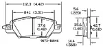 13051341 - : Disc Brake Pad Set for OmniParts Image