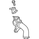 KB3Z6C646E - Cooling System: Upper Duct for Ford Image