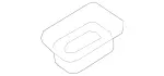 9981101079051 - Body: Sun-visor Outer Cover for Mercedes-Benz Image