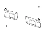AR3Z7604105AB - Body: Sun-visor for Ford: Mustang Image