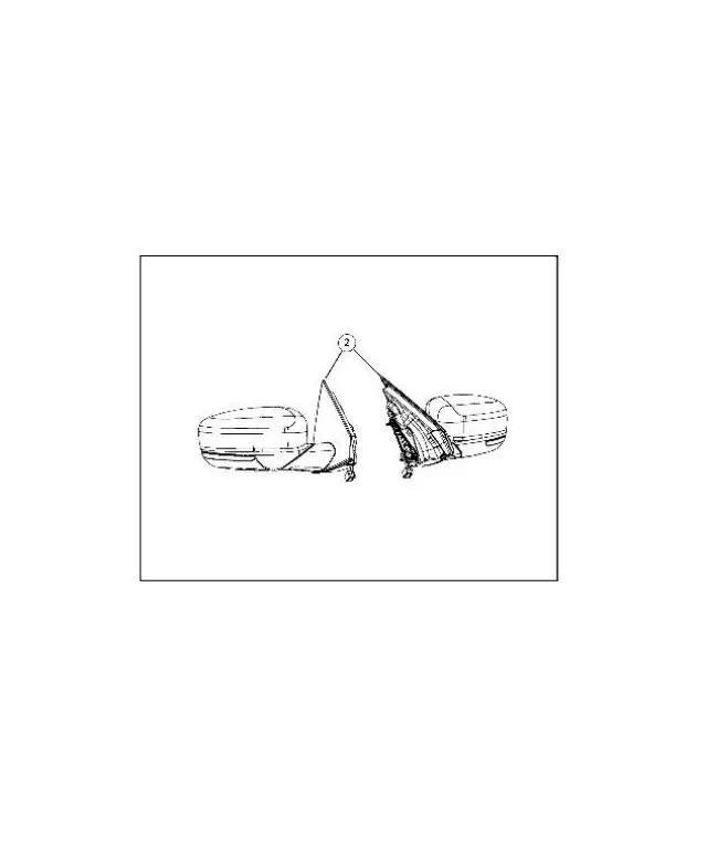 Outside Rearview Mirror, Right - Mopar (1TA12TZZAI)