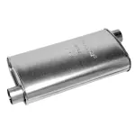 22393 - : Quiet-Flow SS Direct Fit Exhaust Muffler 2.5" Inlet (ID) 2.5" Outlet (ID) for Walker Exhaust Image