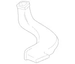 2108310146 - Heating and Ventilation: Air Duct for Mercedes-Benz Image