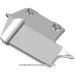 84149347 - : Driver Side Body Hinge Pillar Lower Baffle for GM Image