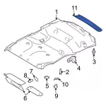 7L1Z7841308BB - Body: Rear Molding for Ford: Expedition | Lincoln: Navigator Image