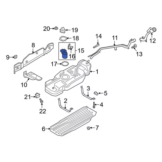NL1Z9H307C - Fuel System: Fuel Pump for Ford: Expedition | Lincoln: Navigator Image