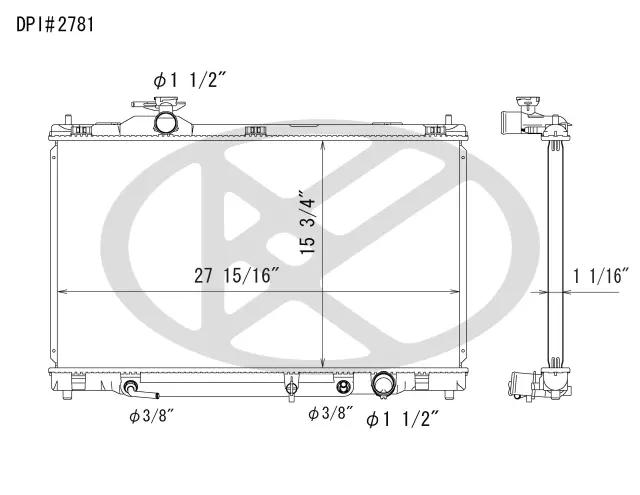 A2781 - : Koyorad Radiator for Koyo Image