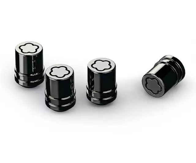 LOCK SET, WHEEL (BLACK) (CAP TYPE - ALLOY APPLICATION) - Honda (08W42-S2A-102)